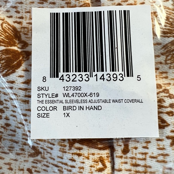 1X WILDFANG BIRD PRINT COVERALL - Picture 3 of 4